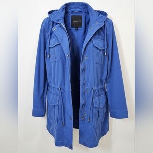 Talbots Women's Utility Jacket in Vibrant Blue